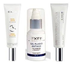 Combo Cuidado Facial Exel Hidratante Anti Age Gel