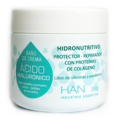 Combo Ácido Hialurónico Han Shampoo 500cm3 + Enjuague + Másc - Pelomania