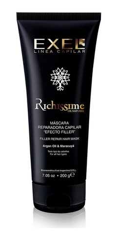 Combo Richissime Exel Shampoo 475ml + Acond + Másc X200ml - Pelomania