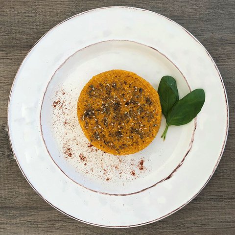 Risotto Cremoso de Quinoa Zucchini y Calabaza