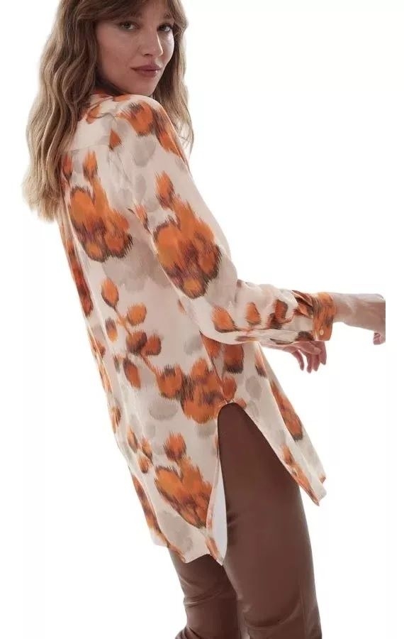 Camisa viscosa mujer hotsell