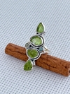 Anel Bali Em Prata 925 Com Peridoto (39/10A1330329)