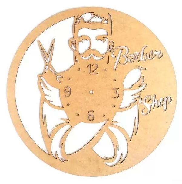 Reloj de pared para barberia sale