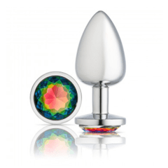 PLUG ANAL CON JOYA, NOVELTIES GEMS SILVER