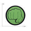 Recorte de Feltro Logotipo Hulk