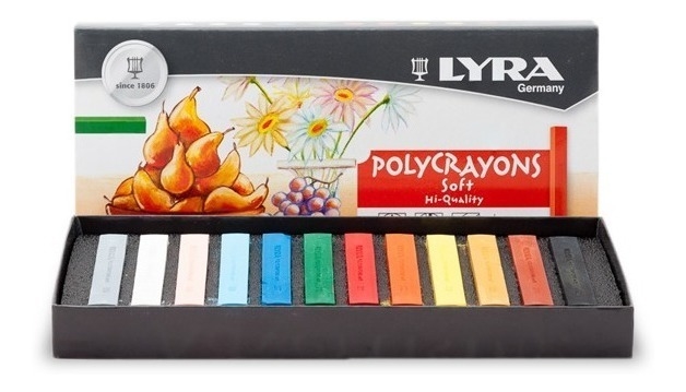 12 Pastel a la Tiza LYRA Polycrayons - Artistica Ramos