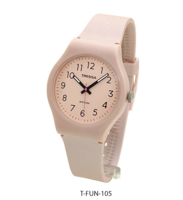 Reloj Tressa FUN 105 Rosa bebe Silicona