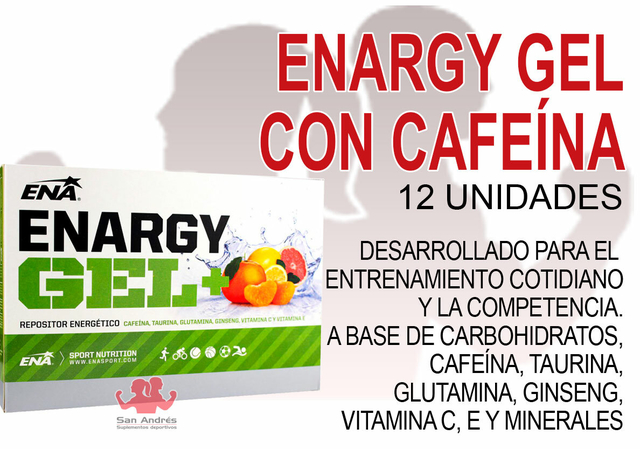 GEL ENERGÉTICO CON CAFEÍNA - Enervit Sport - Suplementos deportivos