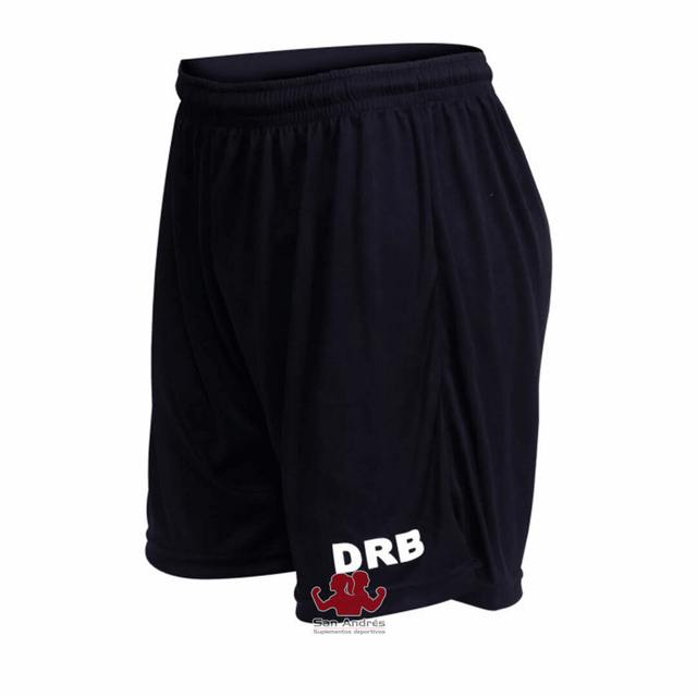 Short Liso NEGRO Futbol Hombre DRB
