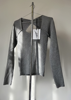 Ribbed Corsette Sweater (Punto Morley) - comprar online
