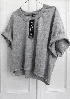 Basic T-shirt Oversized Corta en internet