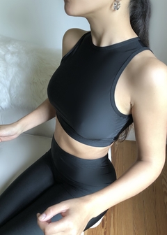 Top Emm black Lycra - comprar online