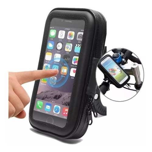 Funda para celular impermeable con soporte para motocicleta hold