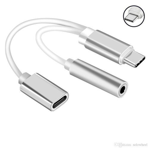 Adaptador USB tipo C a conector hembra para auriculares de 3,5 mm