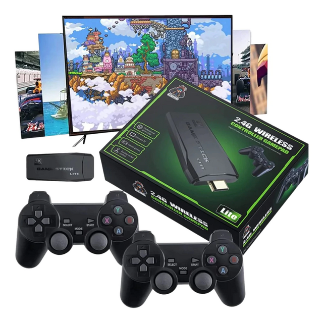 Consola Retro Game Stick Lite 4k 64gb Hdmi +10.000 Juegos