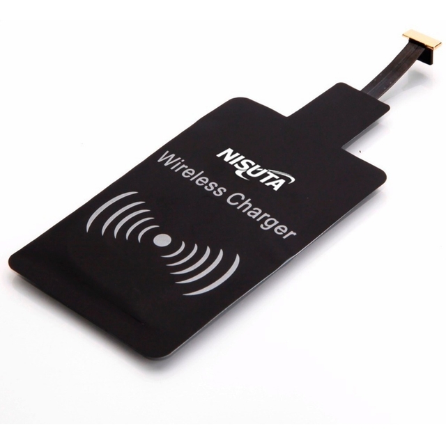 Receptor de carga inalámbrico micro USB, adaptador de receptor de carga  inalámbrica para teléfono Android, receptor de cargador de teléfono, 10 W