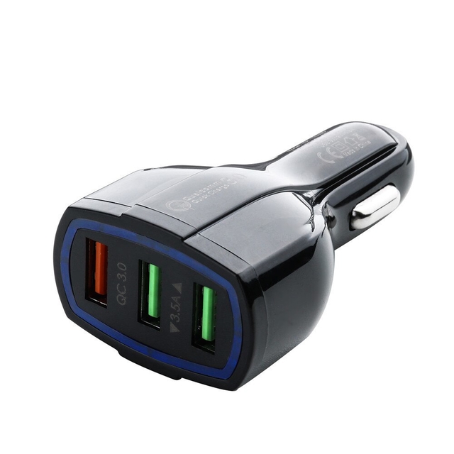 Comprar 12V 3.1A Cargador de coche USB dual Adaptador de 2 puertos