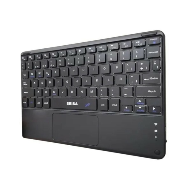 Teclado inalámbrico con touchpad\nTeclado táctil inalámbrico\nTeclado con  panel táctil integrado\nTe