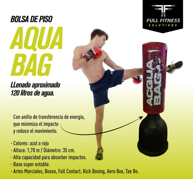 Bolsa Con Pie de Piso Aqua bag recargable