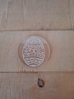 Stamp de 7cm huevo pascua con detalle