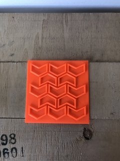 Texturizador zig zag de 10x10cm