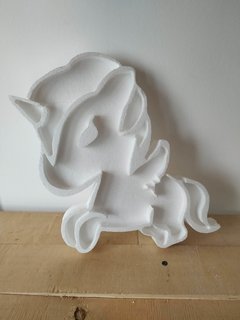 Caramelera Unicornio Blanca de 40cm - comprar online