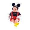 Boneco Mickey Classic Doll Recém-nascido Roma Jensen - 5161