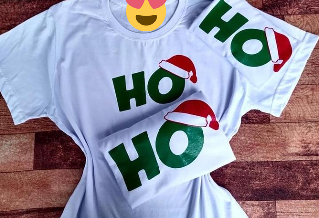 Camiseta Infantil Natal Ho Ho Ho