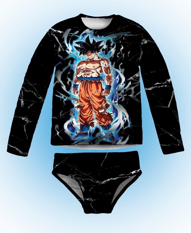 Kit Tal Pai Tal Filho Body E Camiseta Dragon Ball Z Goku