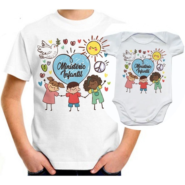 Camiseta Personalizada para Igreja Infantil