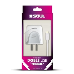 CARGADOR SOUL MICRO USB CARGA RAPIDA 2A