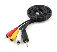 Cable 3 RCA a 3,5 mm - Macho a Macho - comprar online