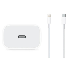 CARGADOR IPHONE 11/12 PRO MAX 20W + CABLE USB-C A LIGHTNING - Accesorios para Celular Tutti Frutti 