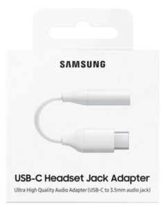 Adaptador SAMSUNG Audio USB C - 3.5 Mm Hembra A USB Tipo C Macho