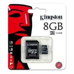 Memoria Micro SD 8 GB KINGSTON CLASE 10