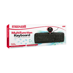 Teclado MAXELLL KB-150 multifuncional Pad numérico teclas de comandos directos y entrada puerto USB