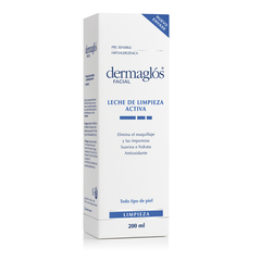 Dermaglos Facial Leche de Limpieza 200ml - comprar online