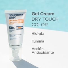 Isdin Fotoprotecor Dry Touch Color Gel Crema SPF50+ 50ml - Farmacia Cuyo