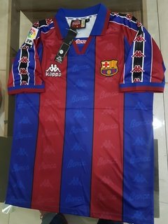 Camiseta Kappa Retro Barca Titular 1996 #9 Ronaldo - Roda Indumentaria