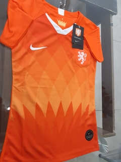 Camiseta Nike Holanda Mujer Naranja 2019 en internet