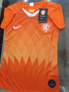 Camiseta Nike Holanda Mujer Naranja 2019 - comprar online