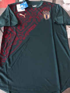 Camiseta Puma Italia Entrenamiento Verde 2020 2021