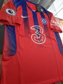 Camiseta Nike Chelsea Suplente Rosa 2020 2021 Parches Premier en internet