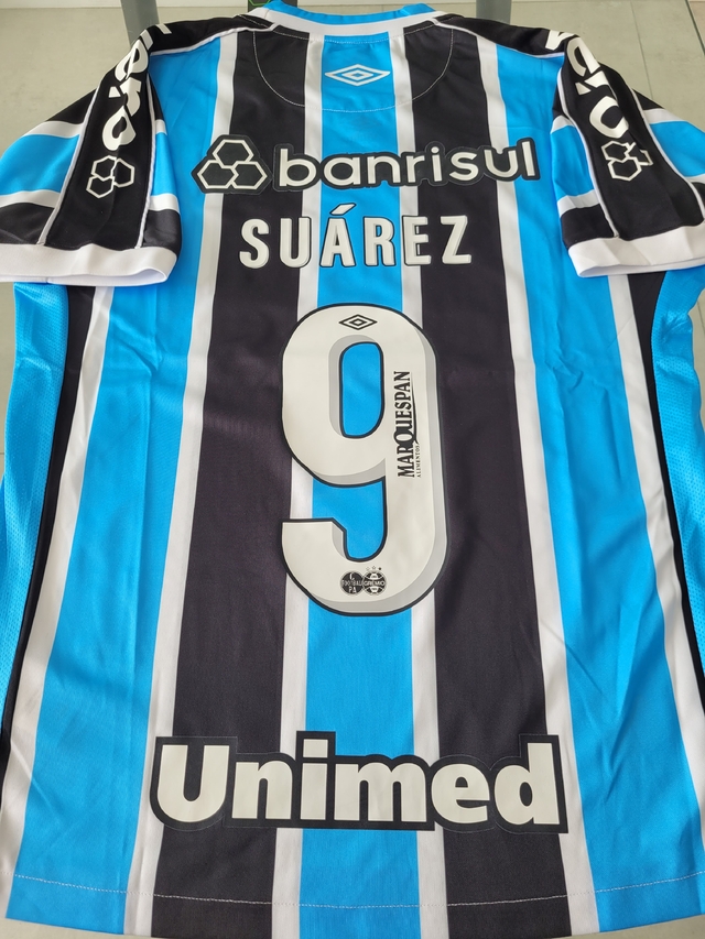 Camiseta Umbro Gremio Titular Suarez 9 2023 2024
