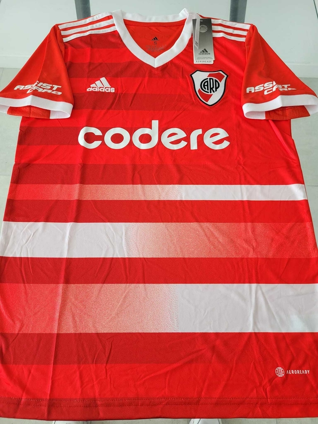 Camiseta Adidas River Plate Suplente Roja 2022 2023