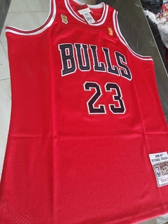 Musculosa Basquet Chicago Bulls Retro MATCH Roja Jordan #23 - comprar online