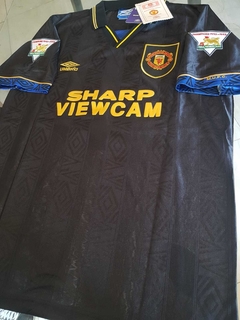 Camiseta Umbro Manchester United Retro Negra Cantona #7 1993 1995 en internet