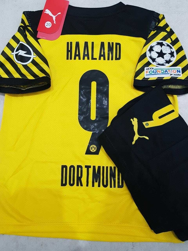 Camiseta titular Borussia Dortmund 2021 #9 Haaland