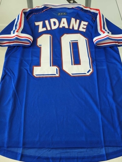 Camiseta Retro Francia titular 1998 Zidane #10 - Roda Indumentaria