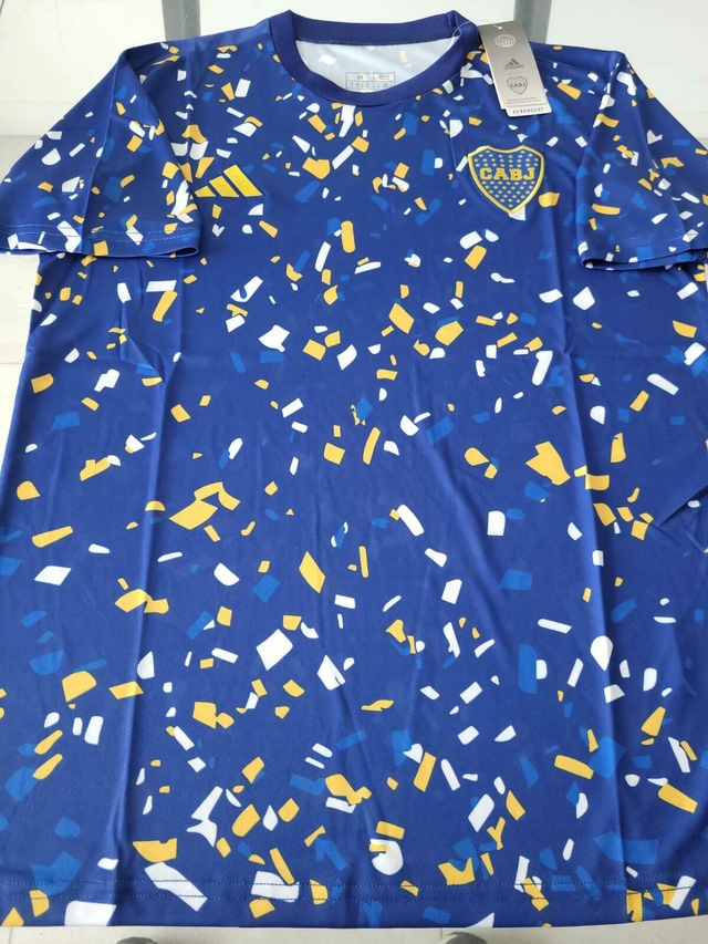 Camiseta Adidas Boca Prematch 2023 2024 Entrenamiento